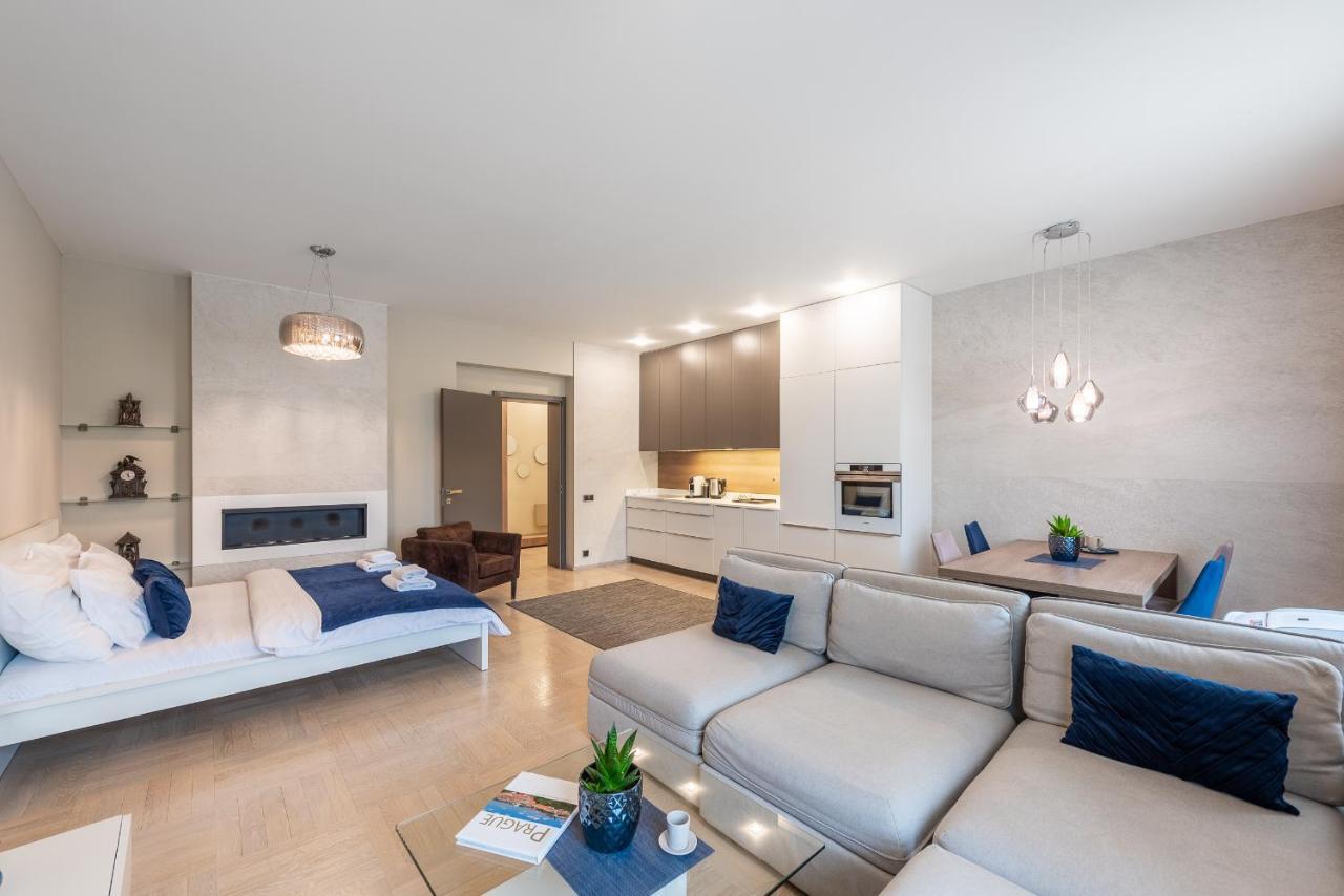 New Luxury Apt With Ac&Parking In The Center Of Prague Apartment Luaran gambar