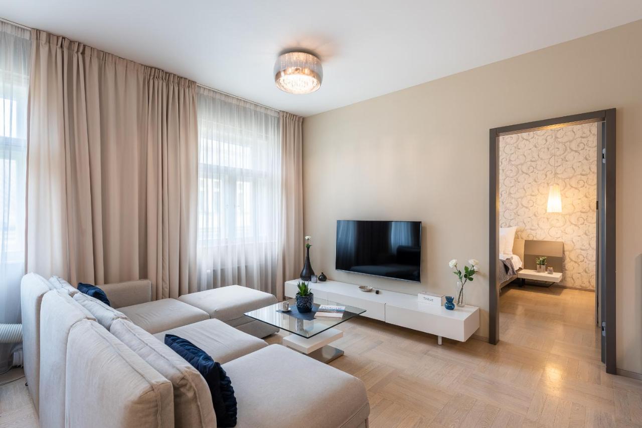 New Luxury Apt With Ac&Parking In The Center Of Prague Apartment Luaran gambar